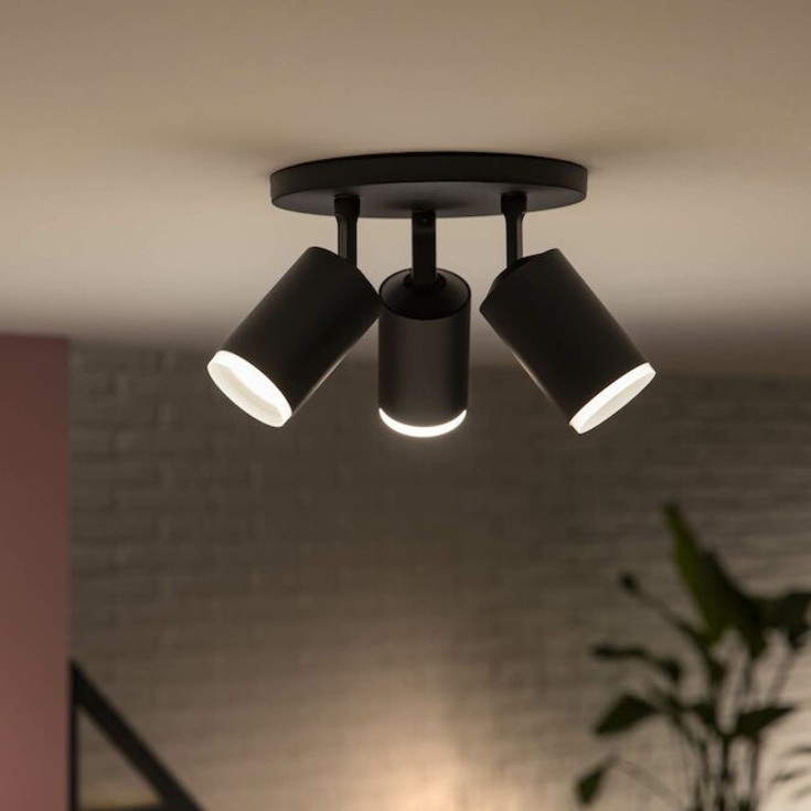 Philips Hue Fugato spotlampe, sort