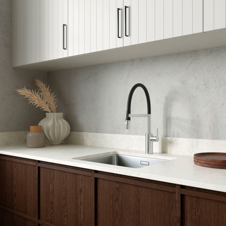 Damixa Silhouet Pro køkkenarmatur, stål