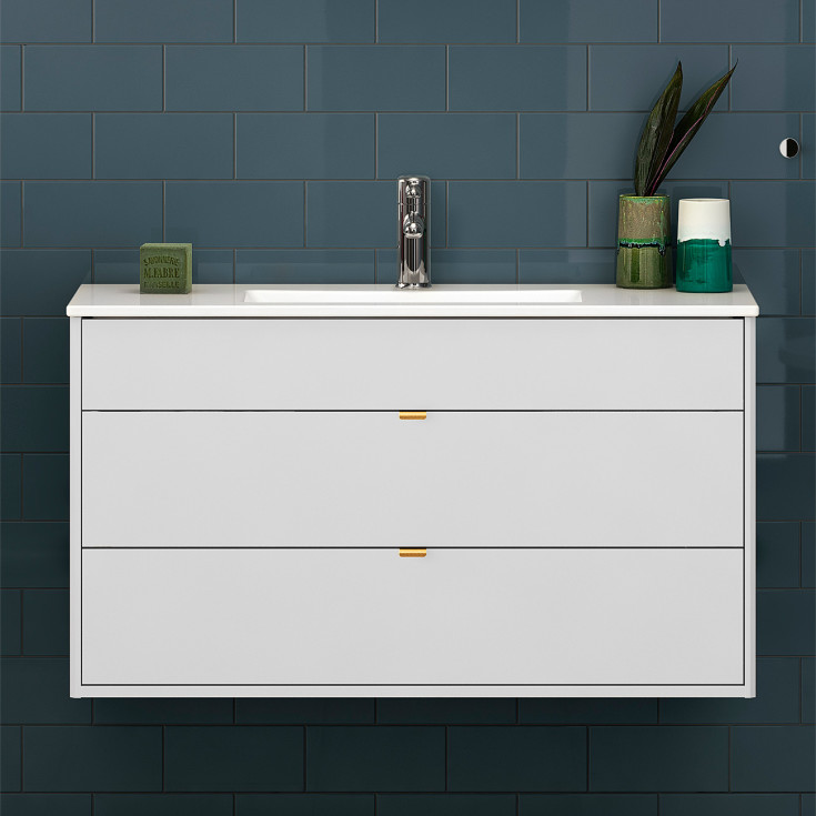 GRAPHIC VANITY CABINET WHITE/P