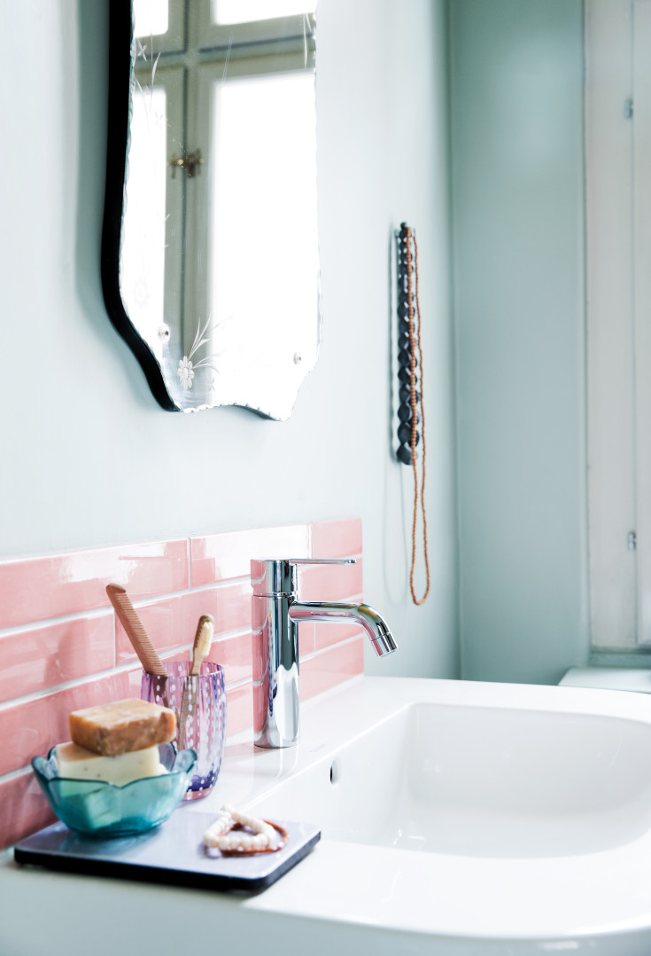 Damixa Silhouet servantbatteri, krom