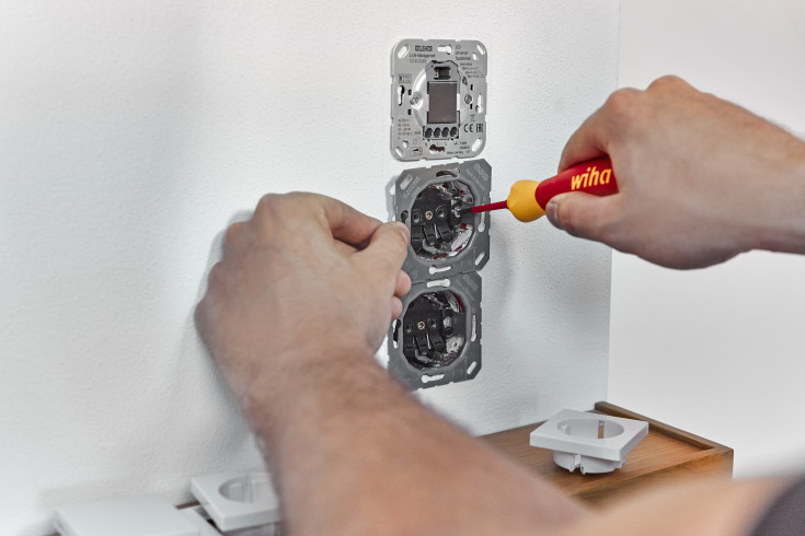 Wiha PocketMax bitskruvmejsel med 4 smala bits, 1000V