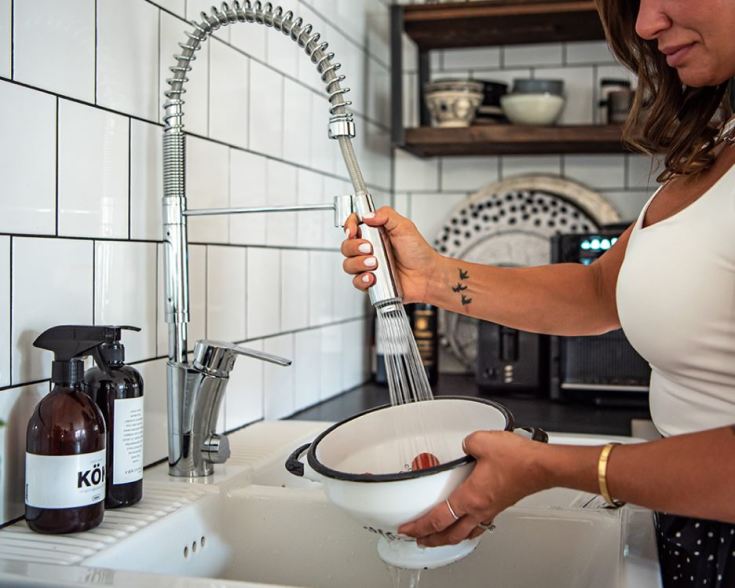 Mora Cera Miniprofi köksblandare, diskmaskinsavstängning, krom