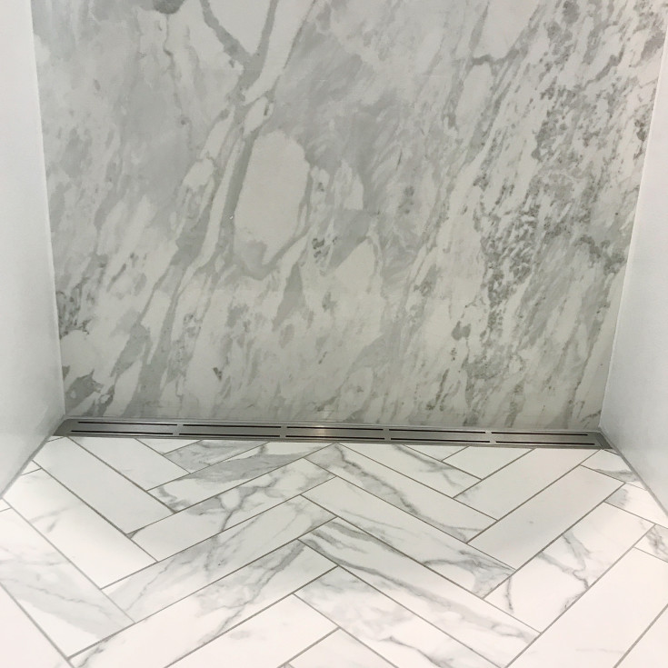 Unidrain 1001 avløpsarmatur, 1200 mm, Mellom 2 vegger