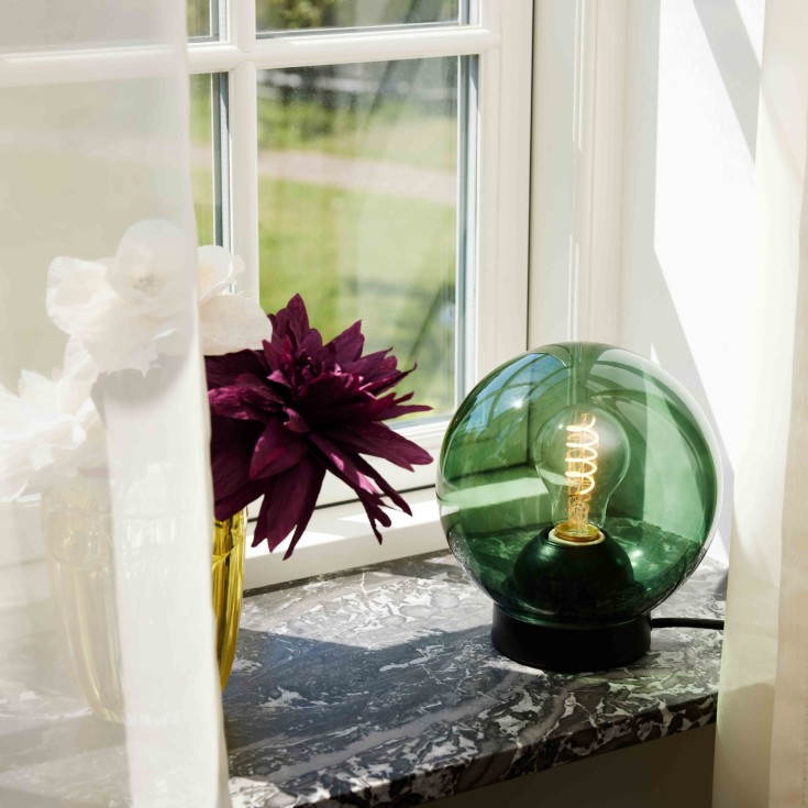 Halo Design Bubbles bordlampe, grønn