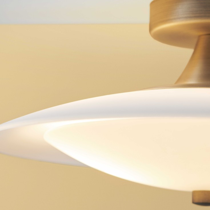 Halo Design Baroni taklampe, messing, Ø46 cm