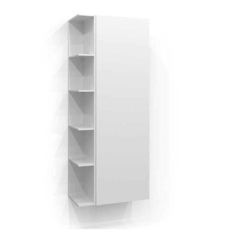 Svedbergs åpen hylle til høyskap 15x160 cm, hvit