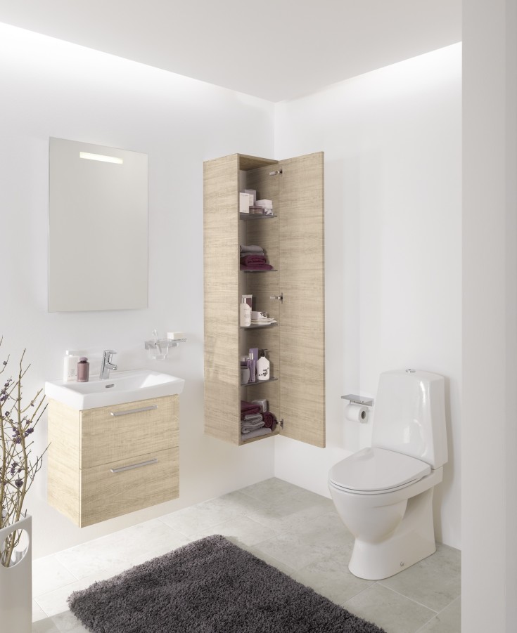 Laufen Pro-N toilet, rengøringsvenlig, hvid