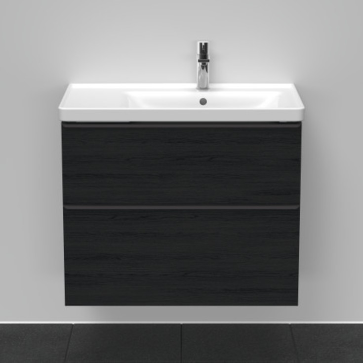 Duravit D-Neo servantskap, 78,4x45,2 cm, sort eik