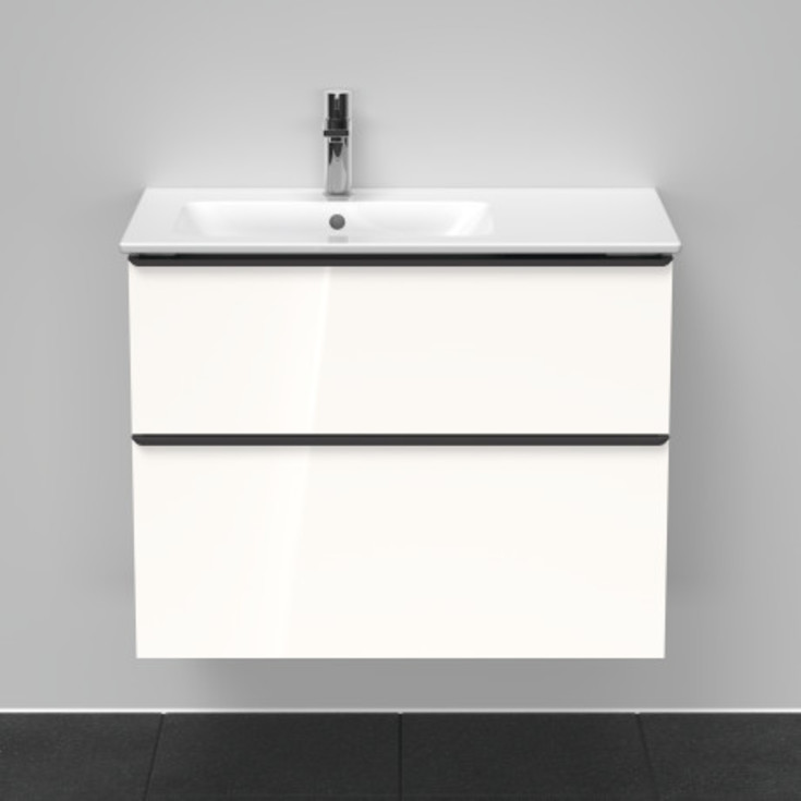 Duravit D-Neo servantskap, 81x45,2 cm, høyglans hvit