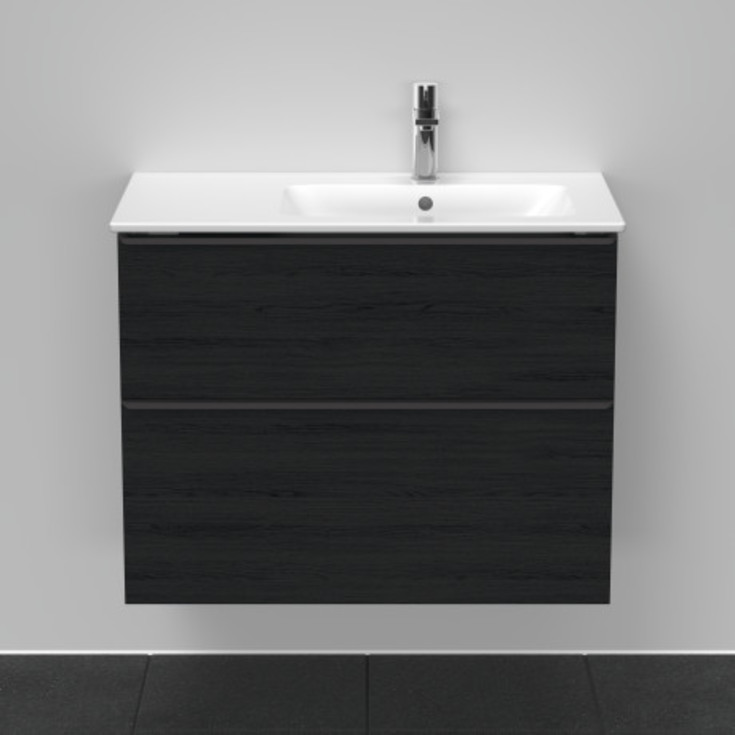 Duravit D-Neo servantskap, 81x45,2 cm, sort eik