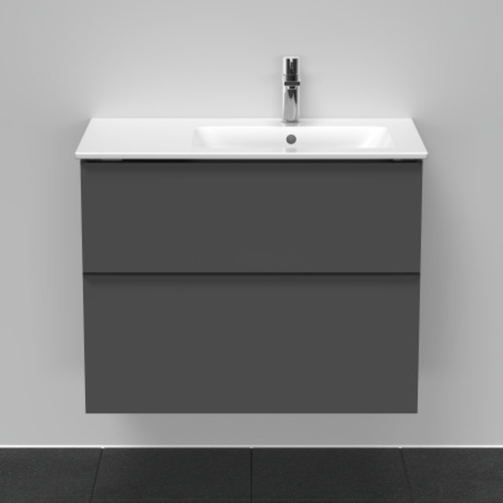 Duravit D-Neo servantskap, 81x45,2 cm, matt grå