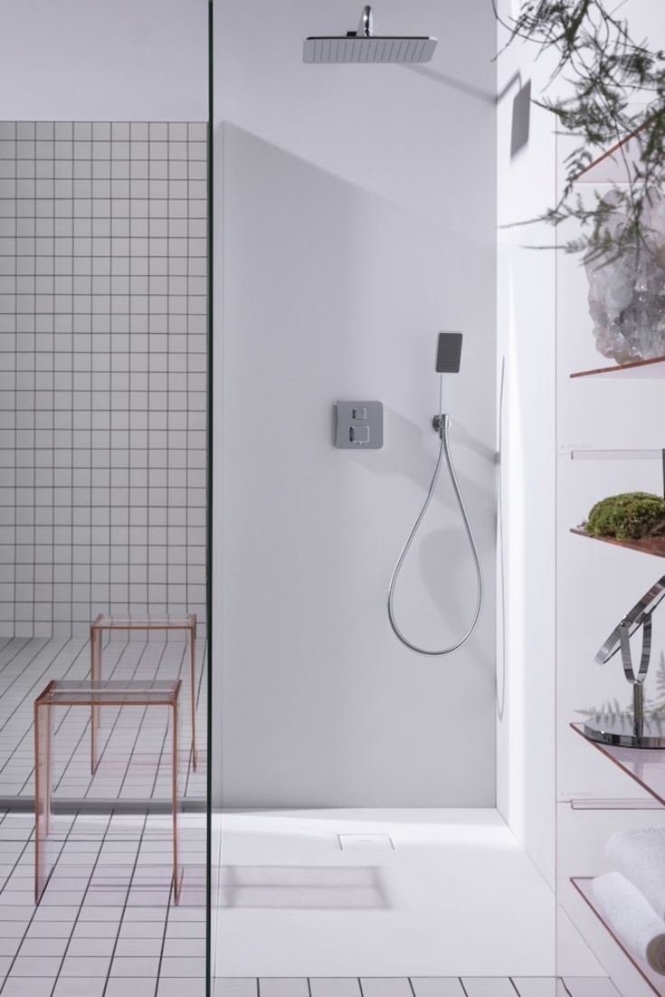 Kartell Laufen Max Beam skammel, rosa