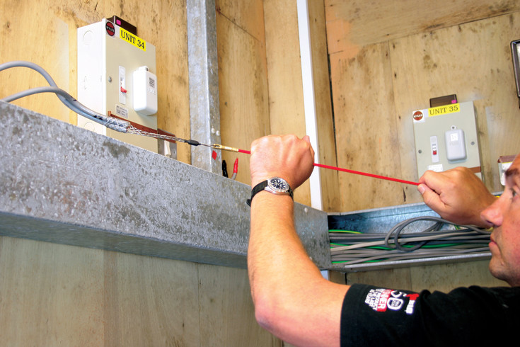 Super Rod kabelstrumpa, 16-22mm, grön