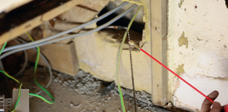 Super Rod kæde og magnet til søgestang , 48cm