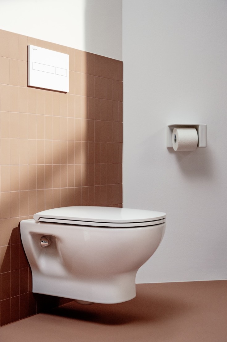 Laufen Val toiletrulleholder, venstre, hvid