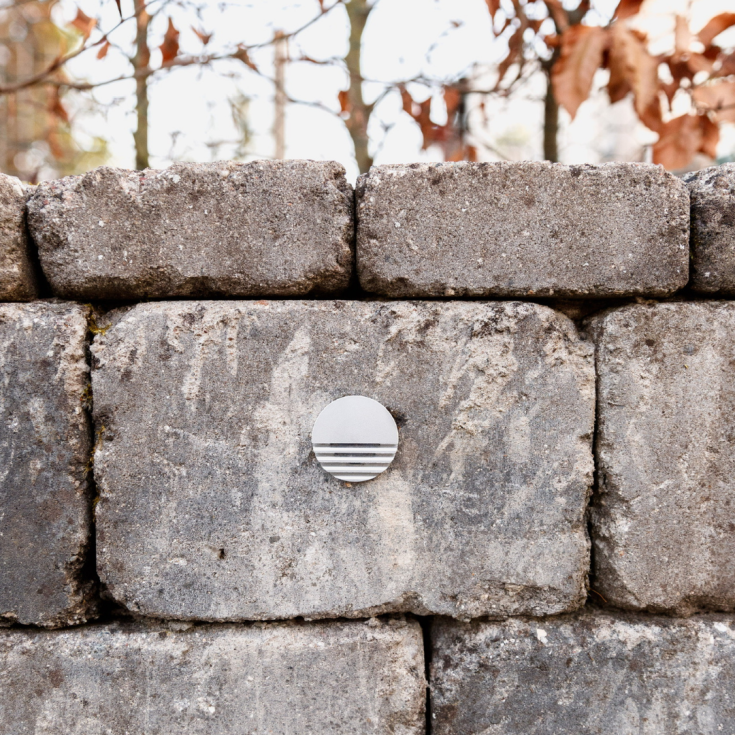 Light By Juul terrassestein kantblok med Capella spot, grå