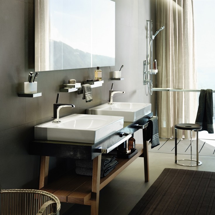 Axor Citterio E 190 håndvaskarmatur, krom