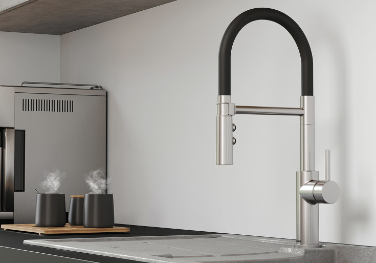Blanco Catris-S Flexo kjøkkenarmatur, stål