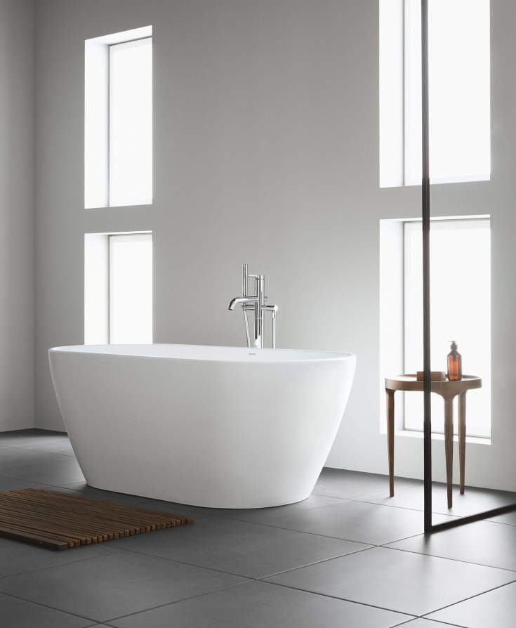 Duravit D-Neo frittstående badekar, 160x75 cm, hvit