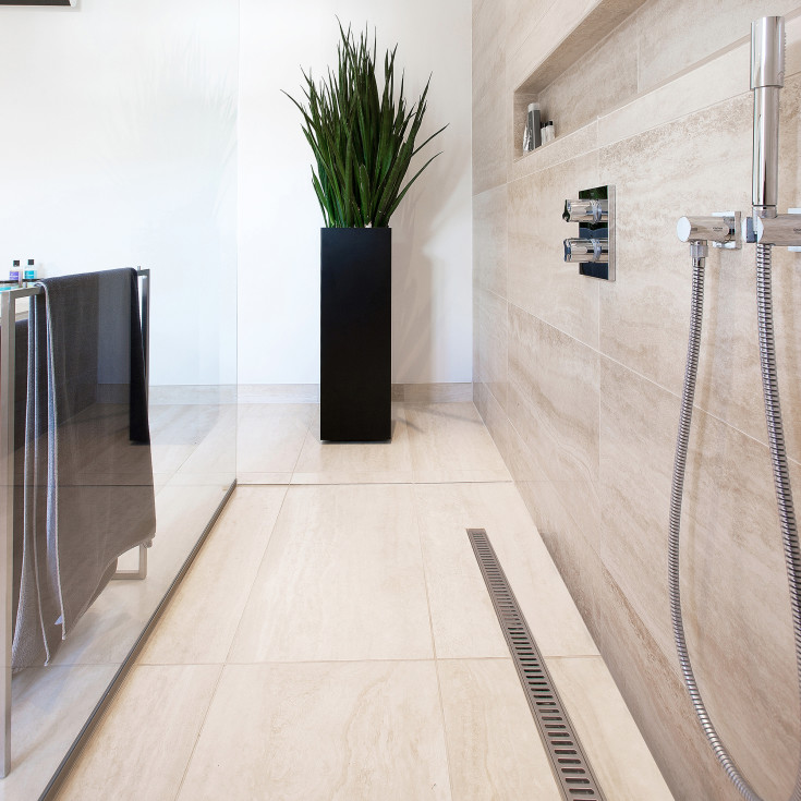 Unidrain 3004 afløbsarmatur, 900 mm, fritliggende