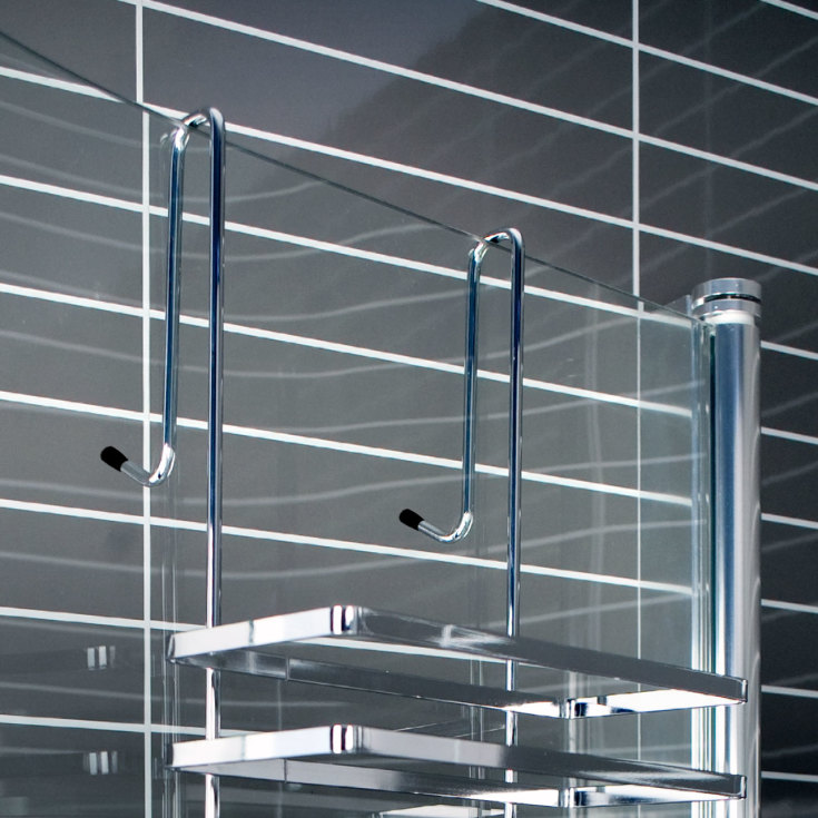 Arrow duschkabinhylla, krom