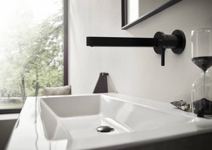 Hansgrohe Finoris tvättställsblandare, matt svart