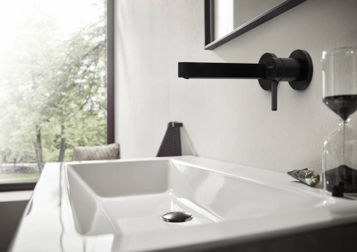 Hansgrohe Finoris tvättställsblandare, matt svart