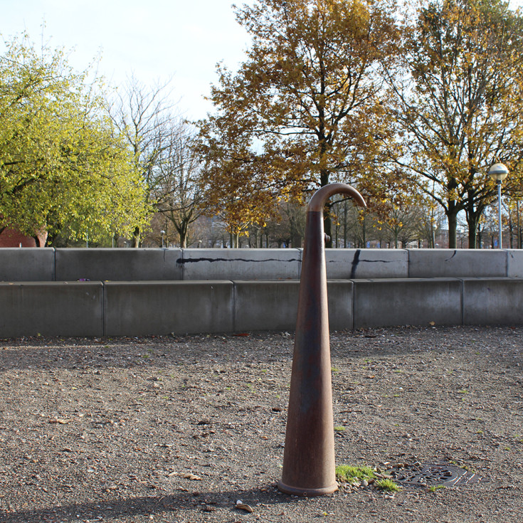 Frostline Citypost G200 vattenpost, 125 cm, gjutjärn/mässing