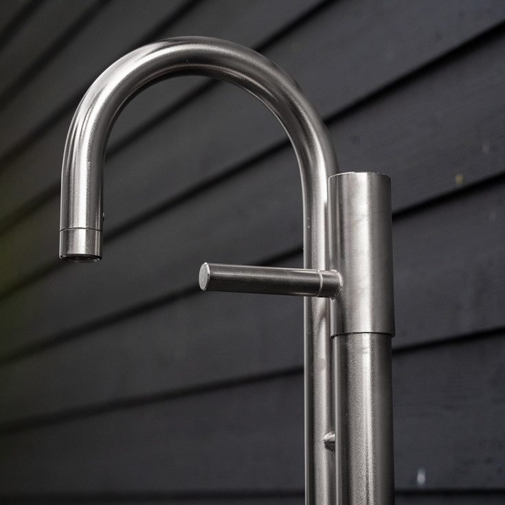 Frostline Duo H9 vattenpost, 90 cm, självstängande grepp, rostfritt stål