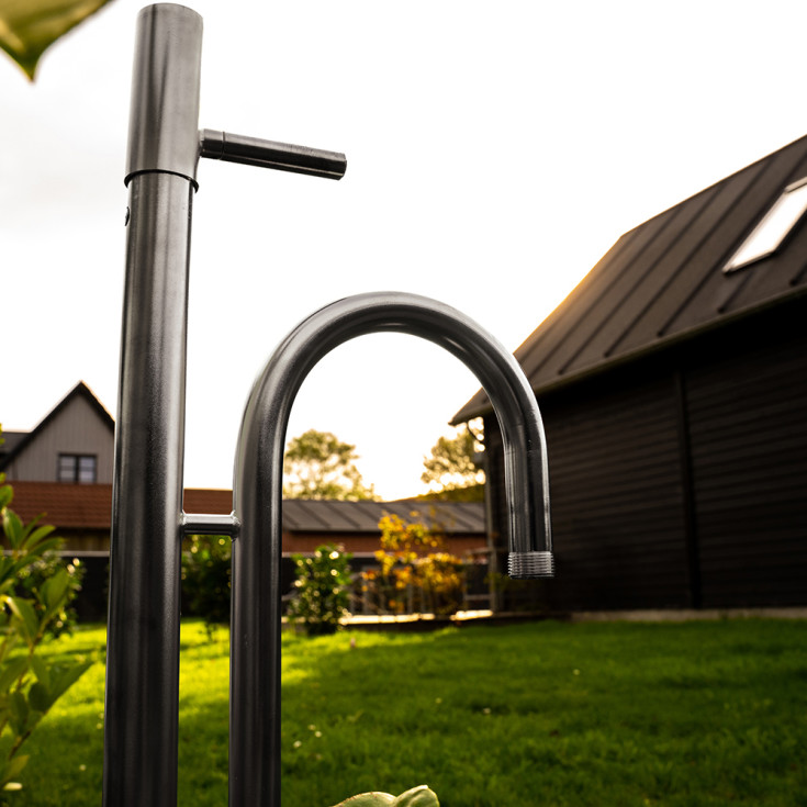 Frostline Duo L9 vattenpost, 79 cm, självstängande grepp, rostfritt stål