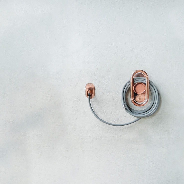 Frostline Wall vattenutkastare, till 15-35 cm, kopparbelagt rostfritt stål