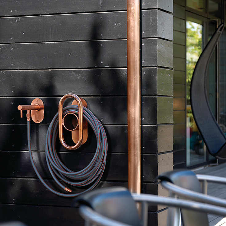 Frostline Wall udendørshane, til 15-35 cm væg, forkobret rustfrit stål