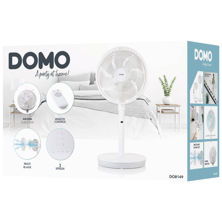 Multifan 2-i-1 gulv/bord Ø35cm m/fjernkontroll.