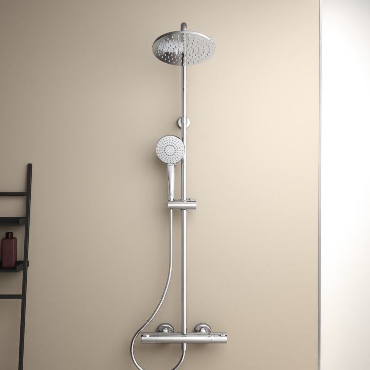 Ideal Standard Ceratherm T50 brusesæt, krom