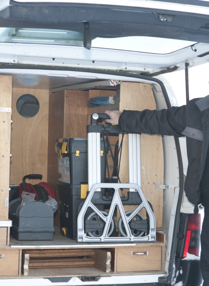 Ravendo hopfällbar säckkärra, 125 kg