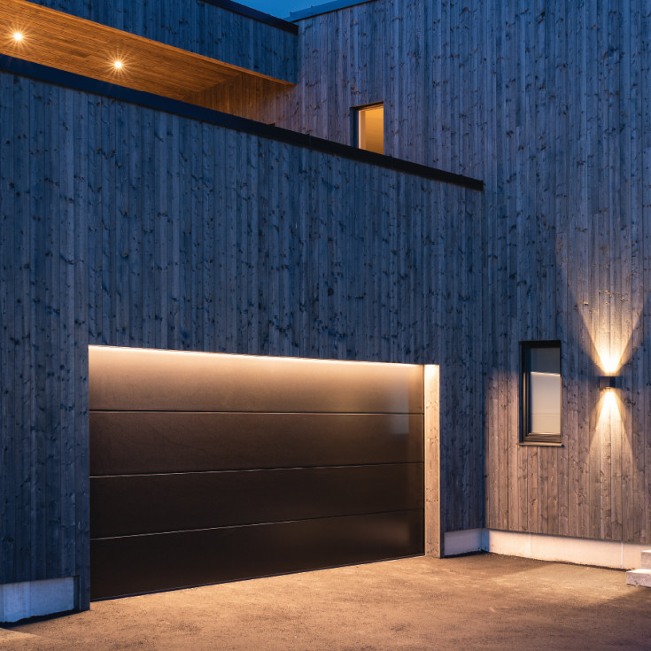 SG StripLine LED skinne, påbyg, sort