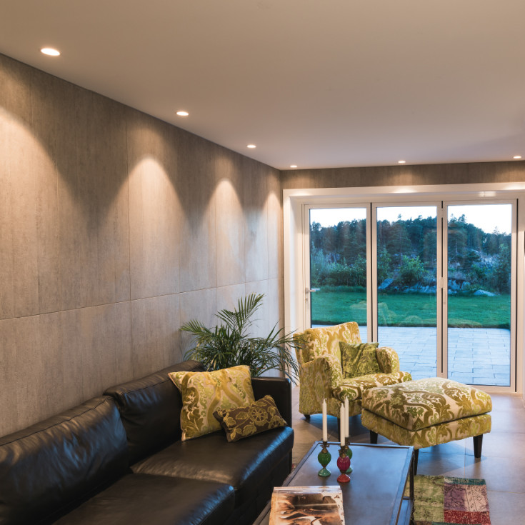 SG Soft Slim indbygningssport, 9W LED 3000K, hvid