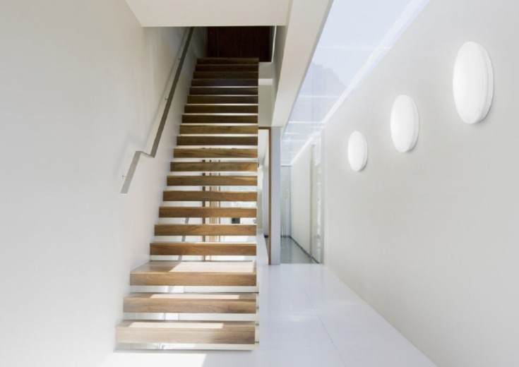 Ledvance Surface Bulkhead udendørs væglampe, sort, 4000K, Ø30 cm