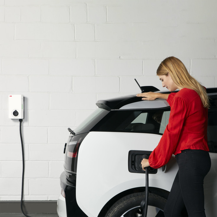 ABB Terra ladestander, AC, RFID, 22kW, 32A