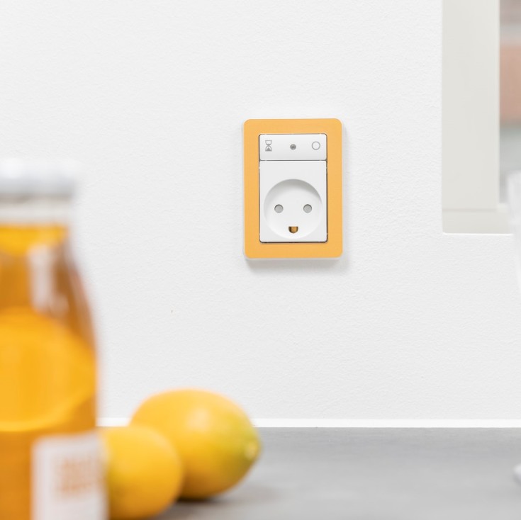 LK Fuga Choice designramme, 1,5 modul, transparent