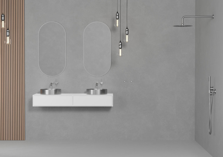 Scandtap Harmonized 1 håndvaskarmatur, børstet stål