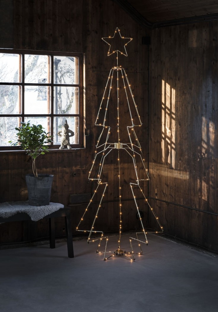 Konstsmide metal juletre, grønn