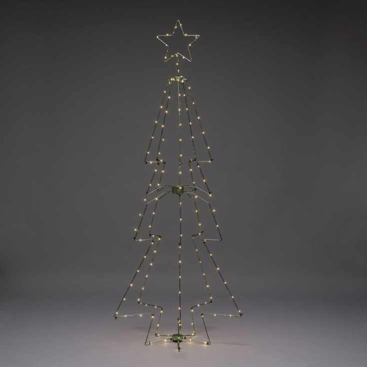 Konstsmide metal juletræ, grøn