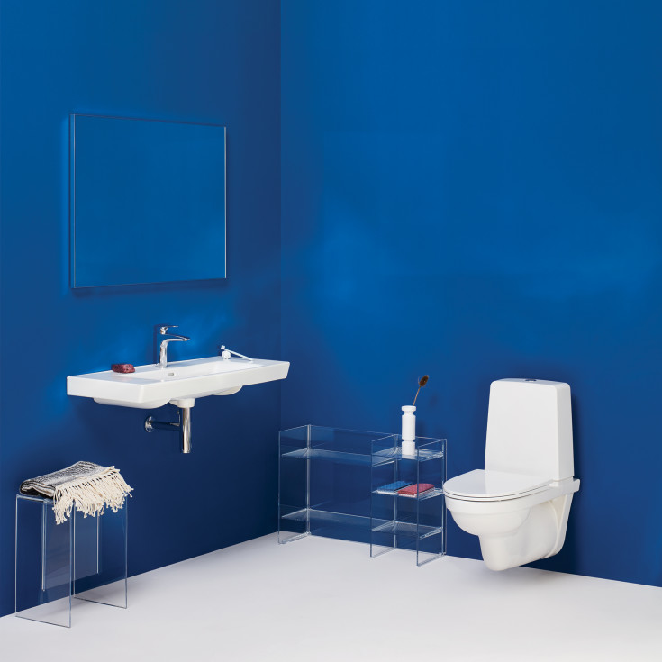 Laufen Kompas væghængt toilet, uden skyllekant, hvid