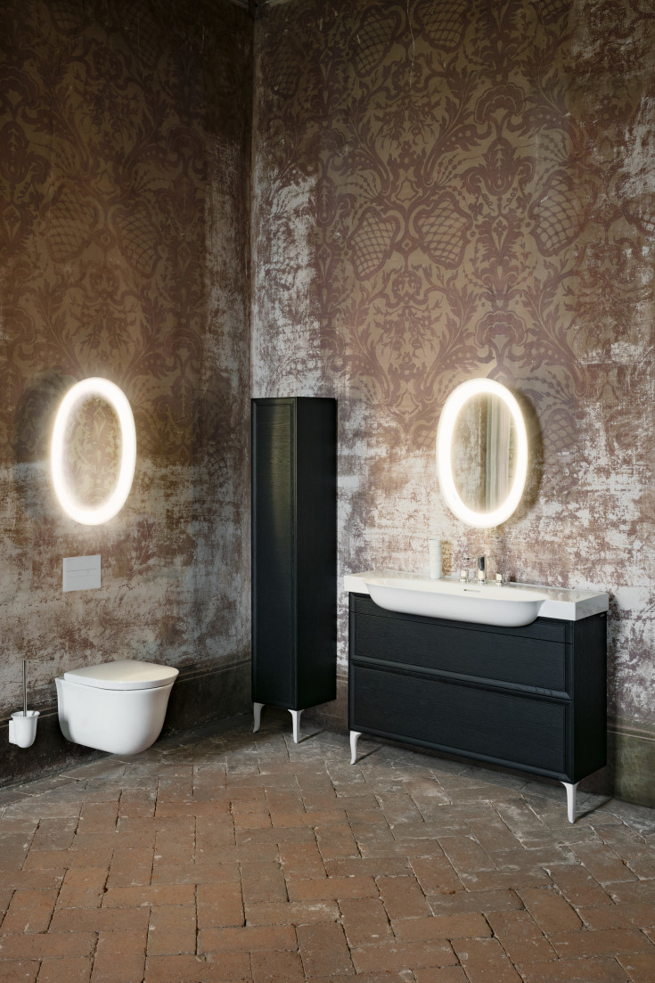 Laufen The New Classic håndvask, 120x48 cm, hvid