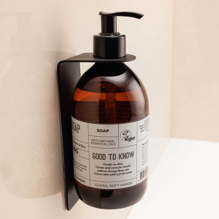 Lavabo Luna holder til såpedispenser, matt sort