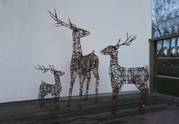 Star Trading Vixen rensdyr, 24 lys