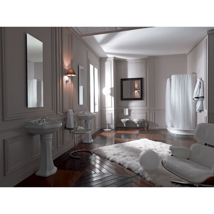 Lavabo Retro væghængt toilet, hvid