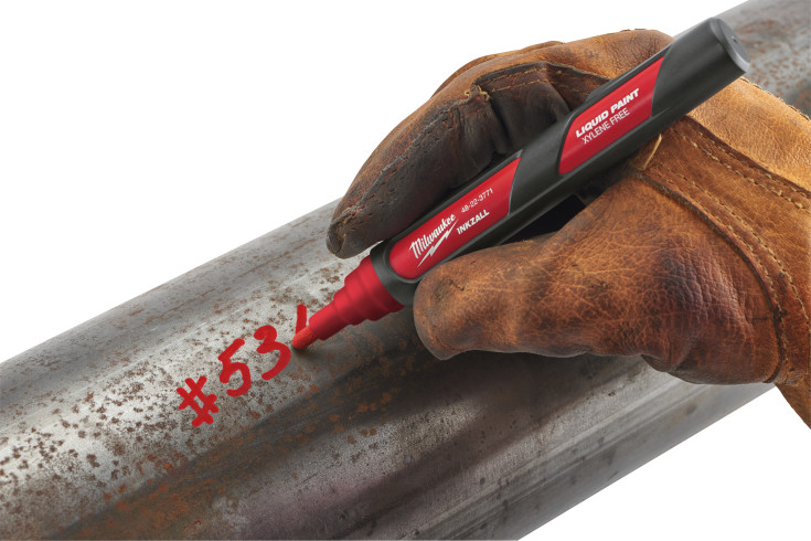 Milwaukee Inkzall merkepenn, flytende blekk, rød