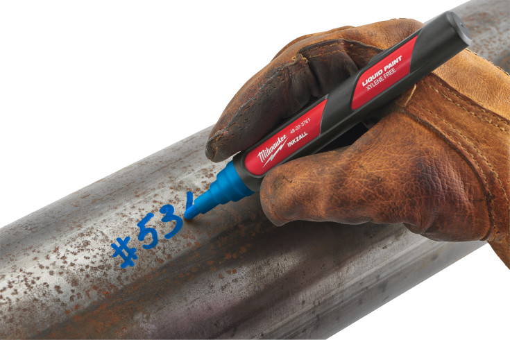 Milwaukee Inkzall merkepenn, flytende blekk, blå